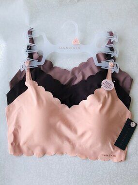 Danskin  Invisible Support  BRAS, Removable Cups 3-set   Size : L